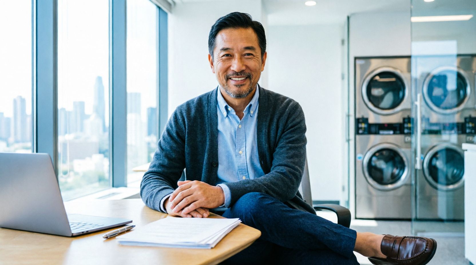 Oliver Stamkov, founder of The Laundry Pilot